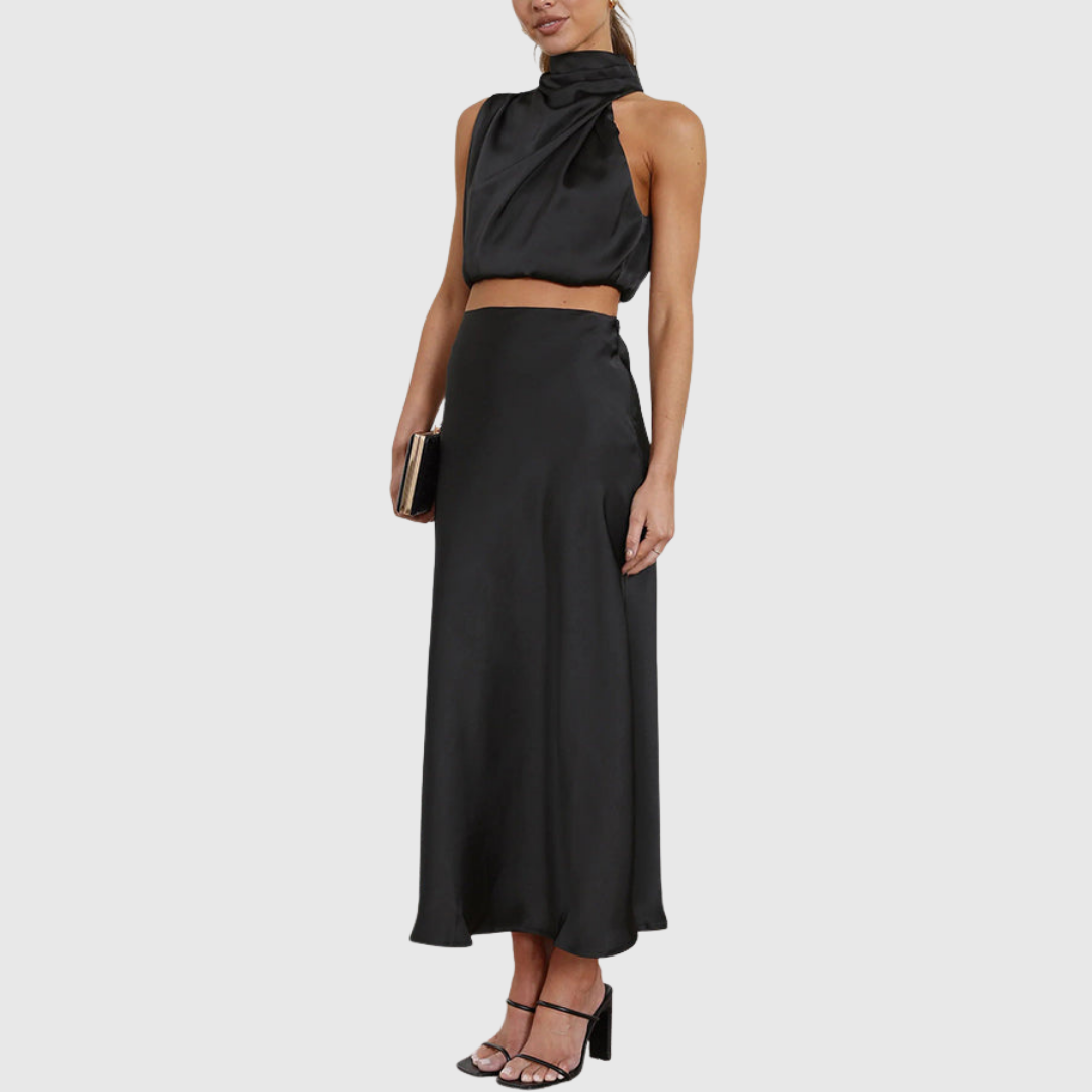 Emily | Set maxi in satin