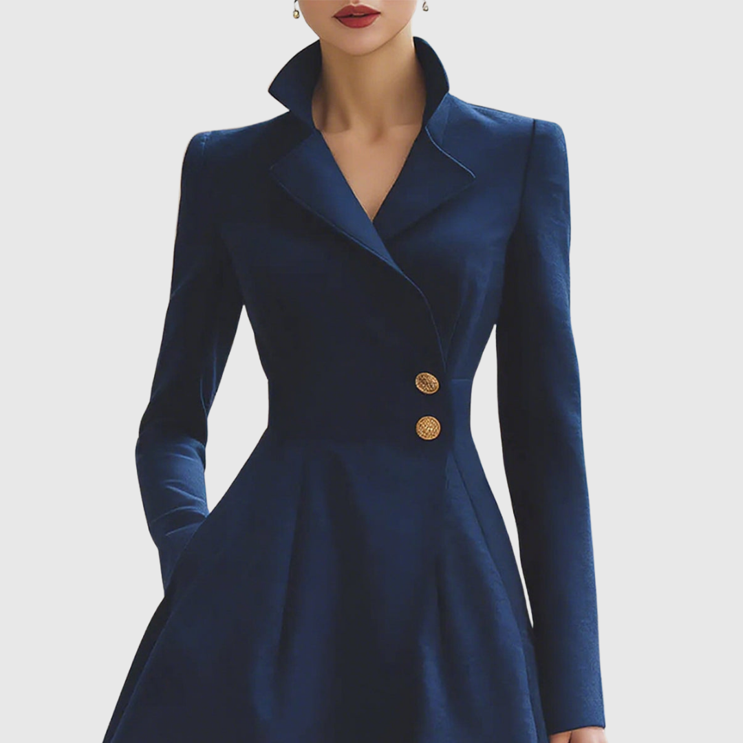 ELEANOR | ABITO CAPPOTTO BLU NAVY