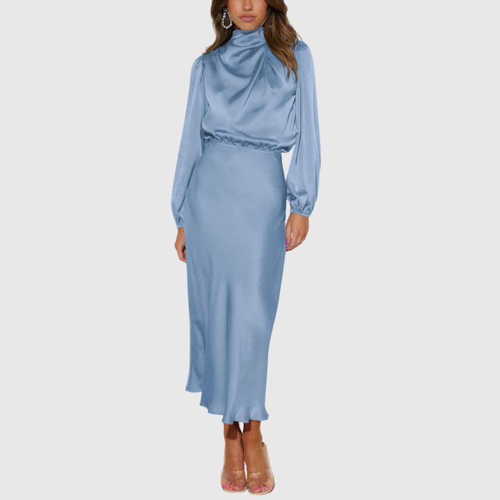 MARISTELLA | ABITO MAXI ELEGANTE IN RASO