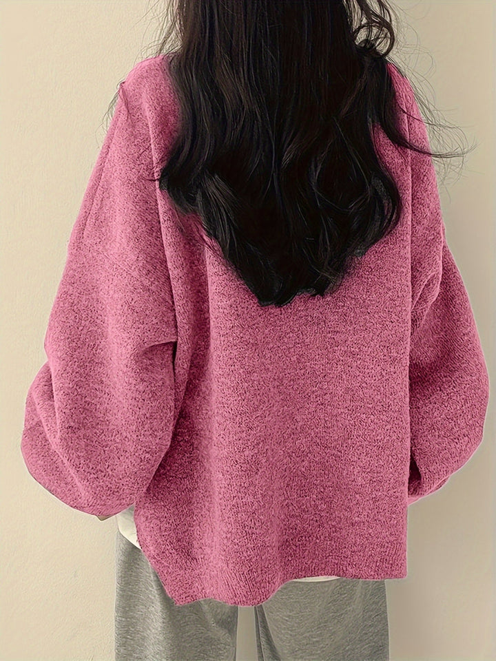 EVERLIGHT | MAGLIONE CASUAL CON SPACCHI LATERALI