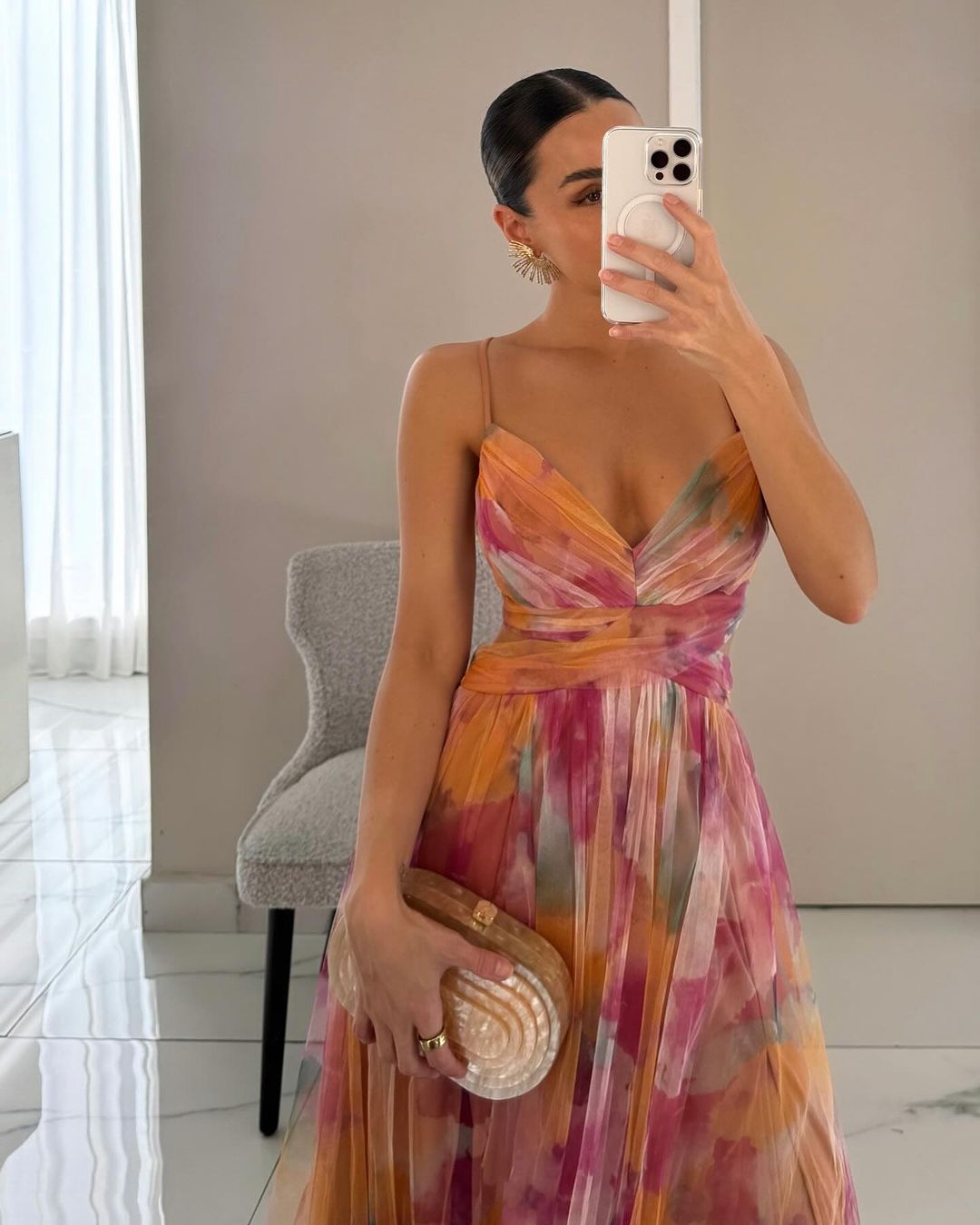 BELLA | ABITO MAXI FLOREALE