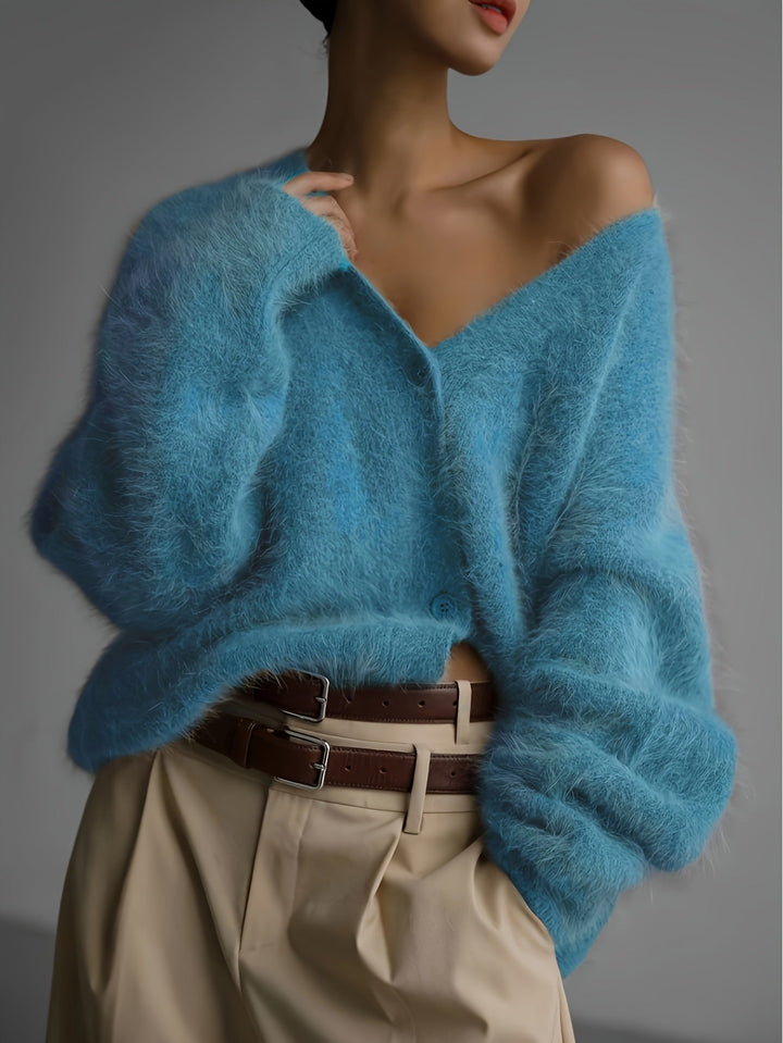 SERIAVI | CARDIGAN CON COLLO A V