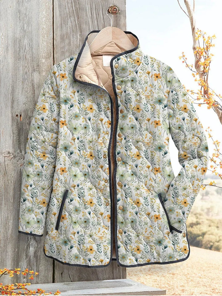 ROSALIND | GIACCA TRAPUNTATA FLOREALE CLASSICA