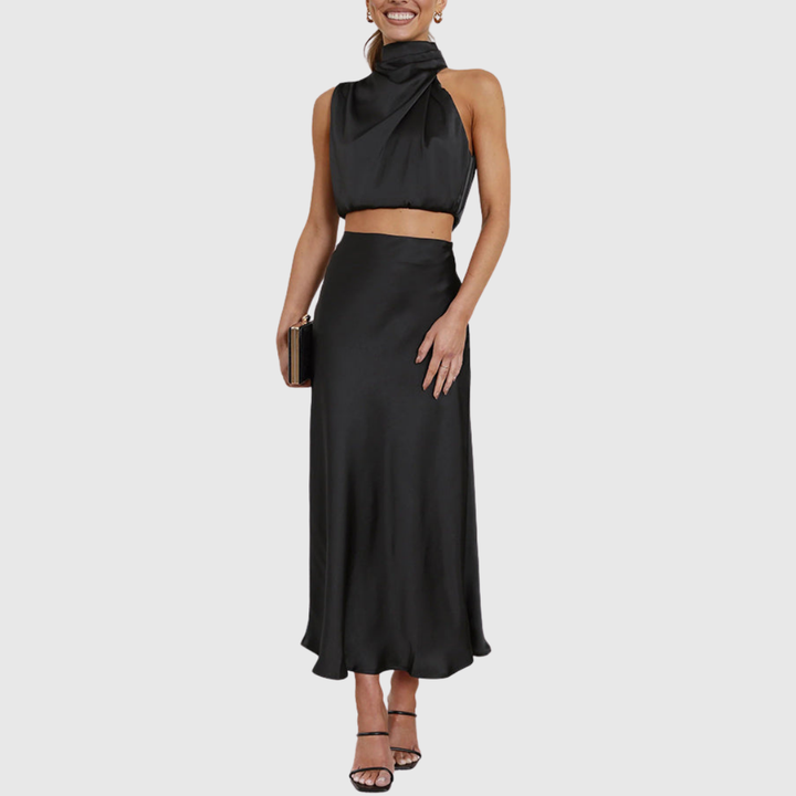 Emily | Set maxi in satin