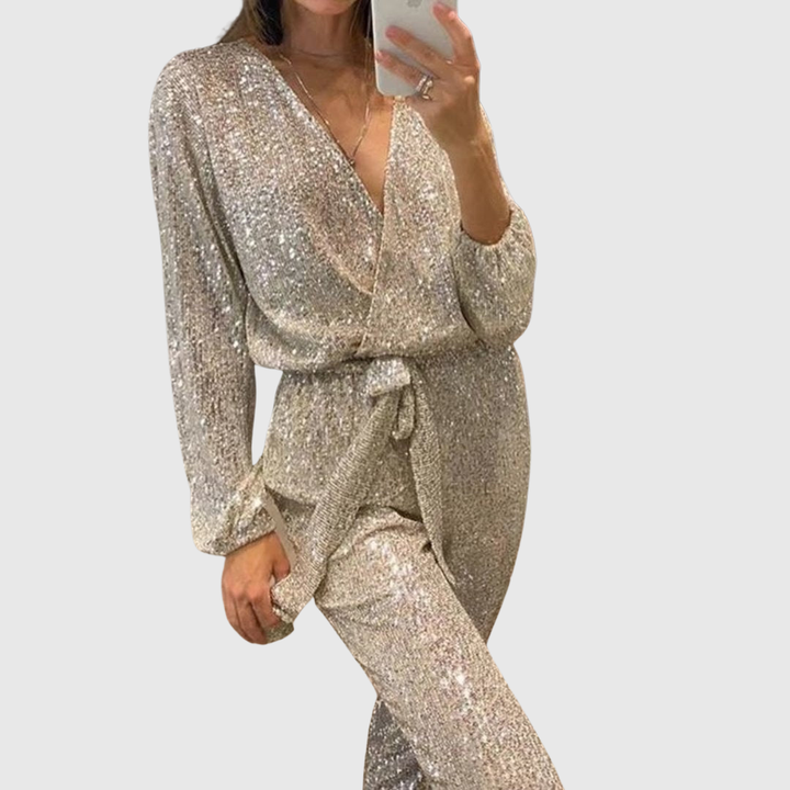 Aralyn | Tuta da festa con dettagli glitter