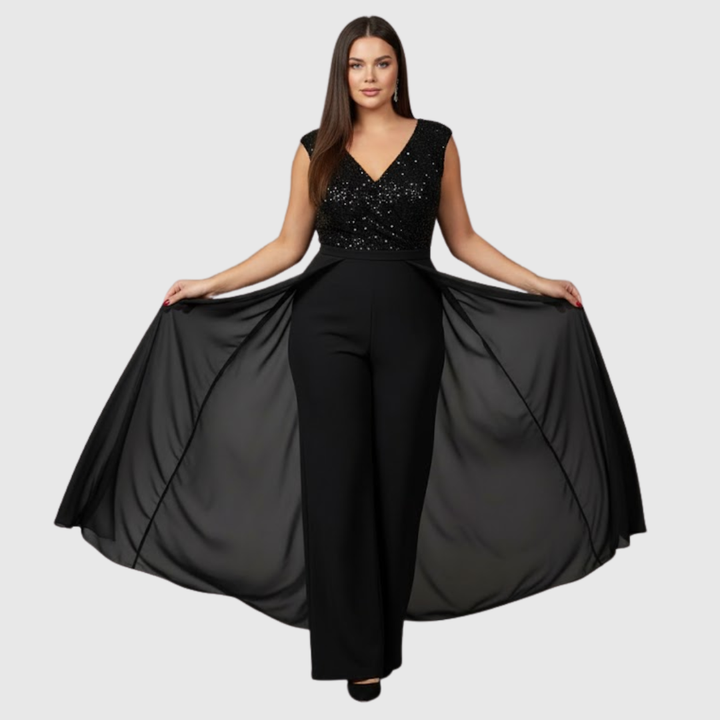 ZORAIDA QUINN | TUTA ELEGANTE SENZA MANICHE