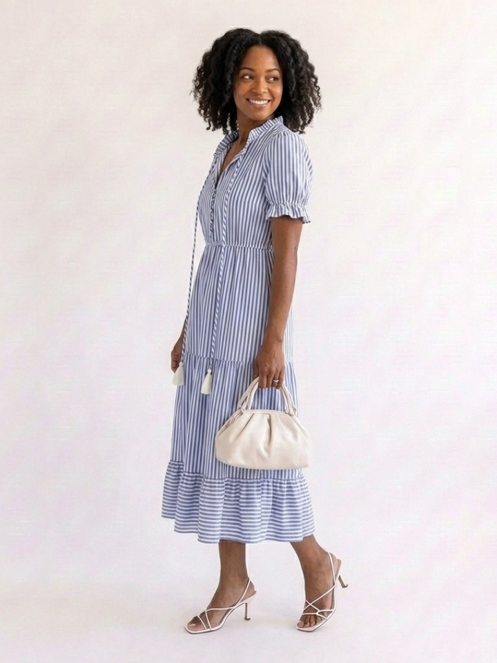 Dakota | Abito Midi a Righe