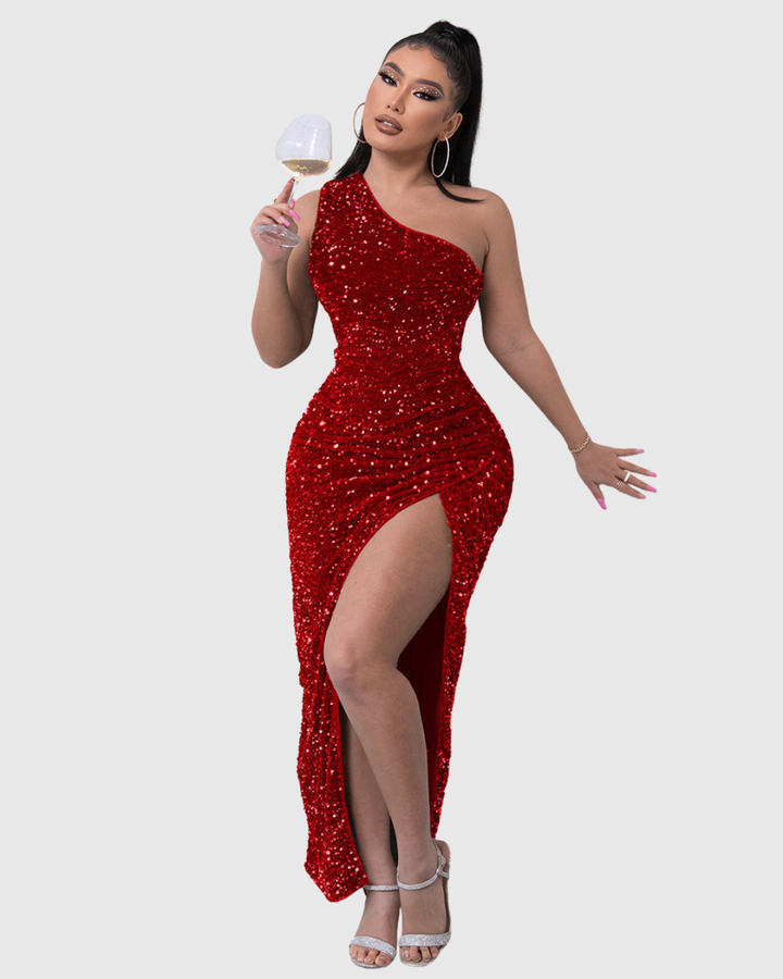 LILLIAN | ABITO DA SERA A SPALLA UNICA