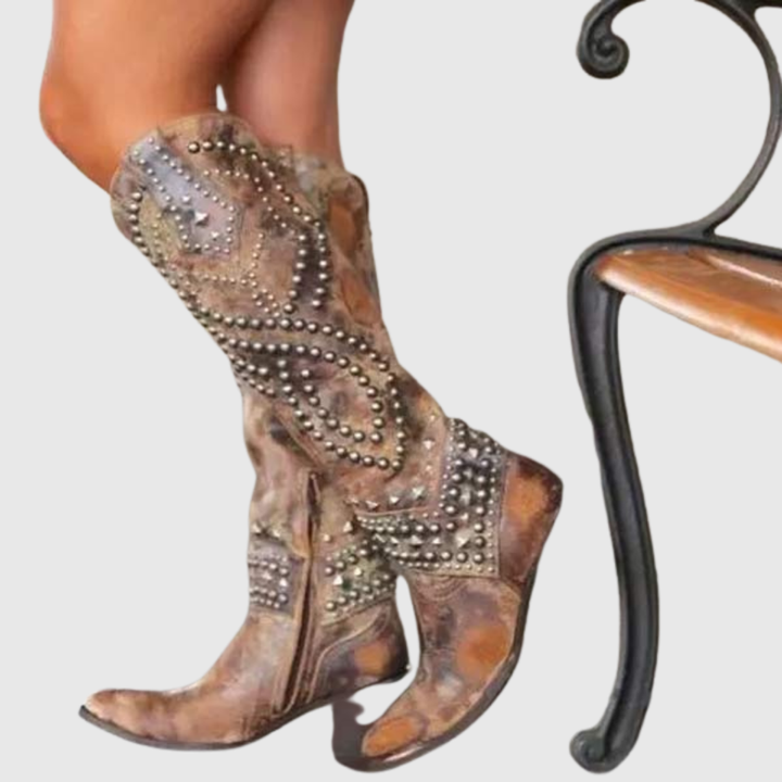 SELIORA | STIVALI ALTI WESTERN DA DONNA