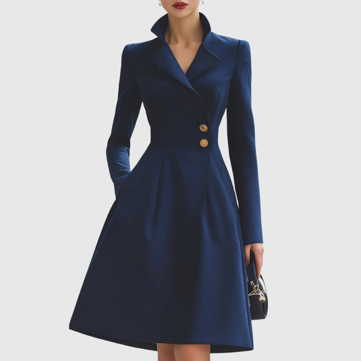 ELEANOR | ABITO CAPPOTTO BLU NAVY