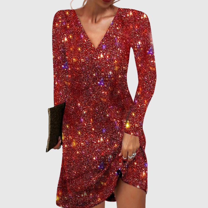 Celine | Abito Corto con Paillettes