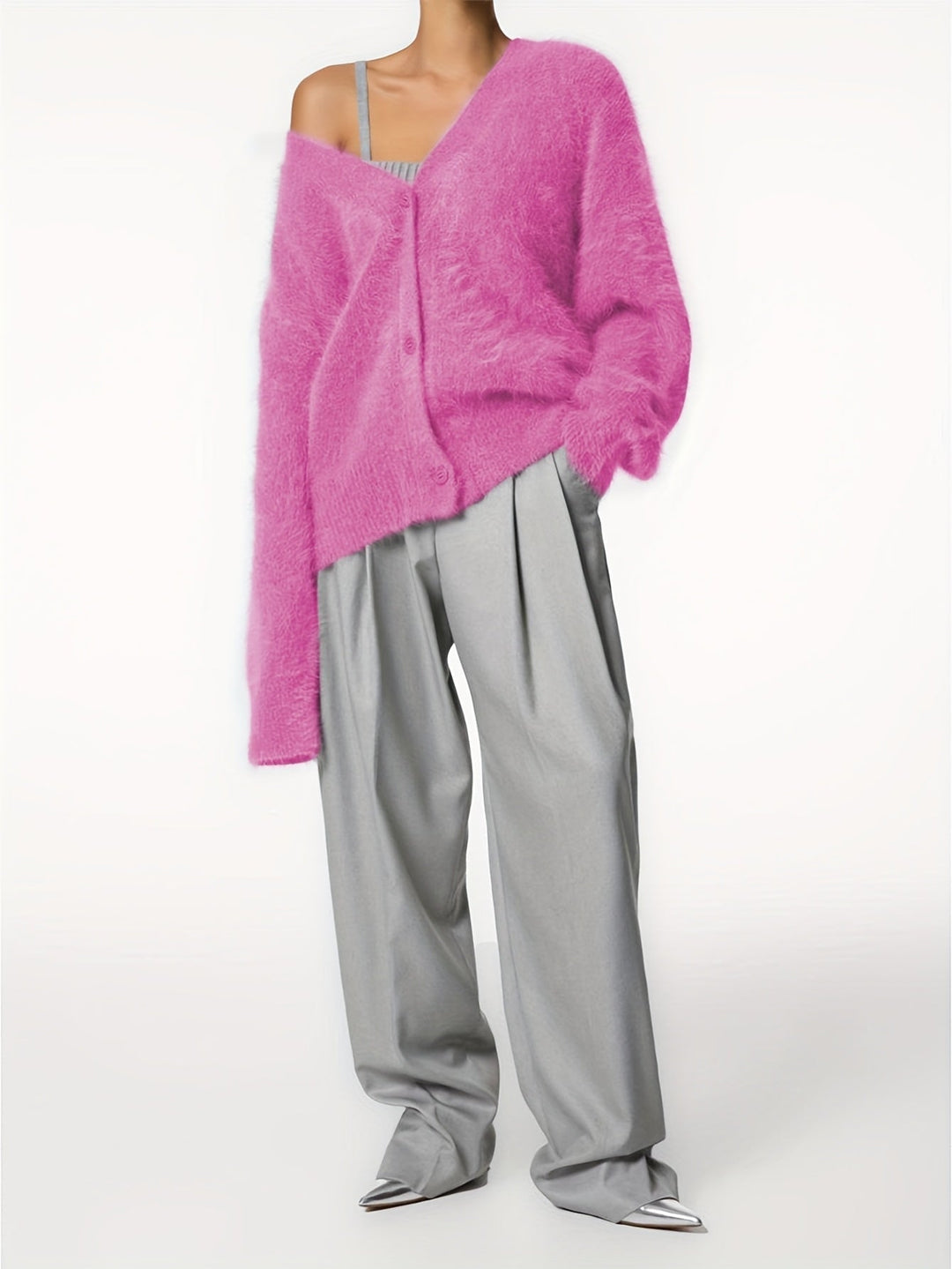 SERIAVI | CARDIGAN CON COLLO A V