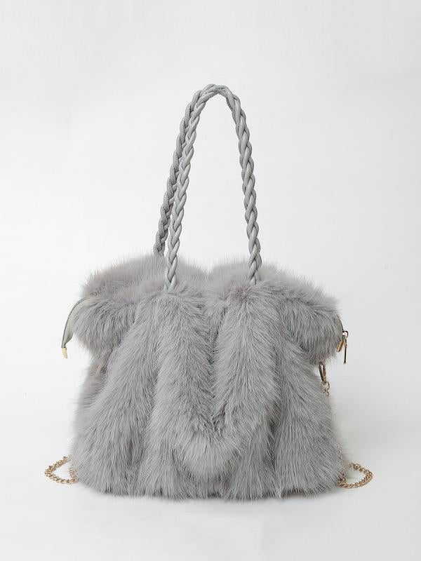 Charlotte - Borsa a spalla in velluto lussuoso e versatile