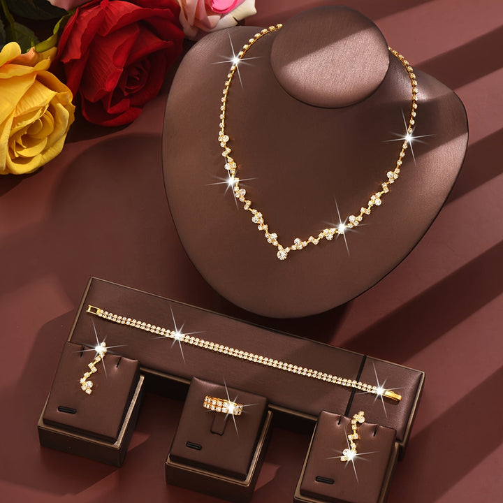 Set di Gioielli Elegante 4 Pezzi