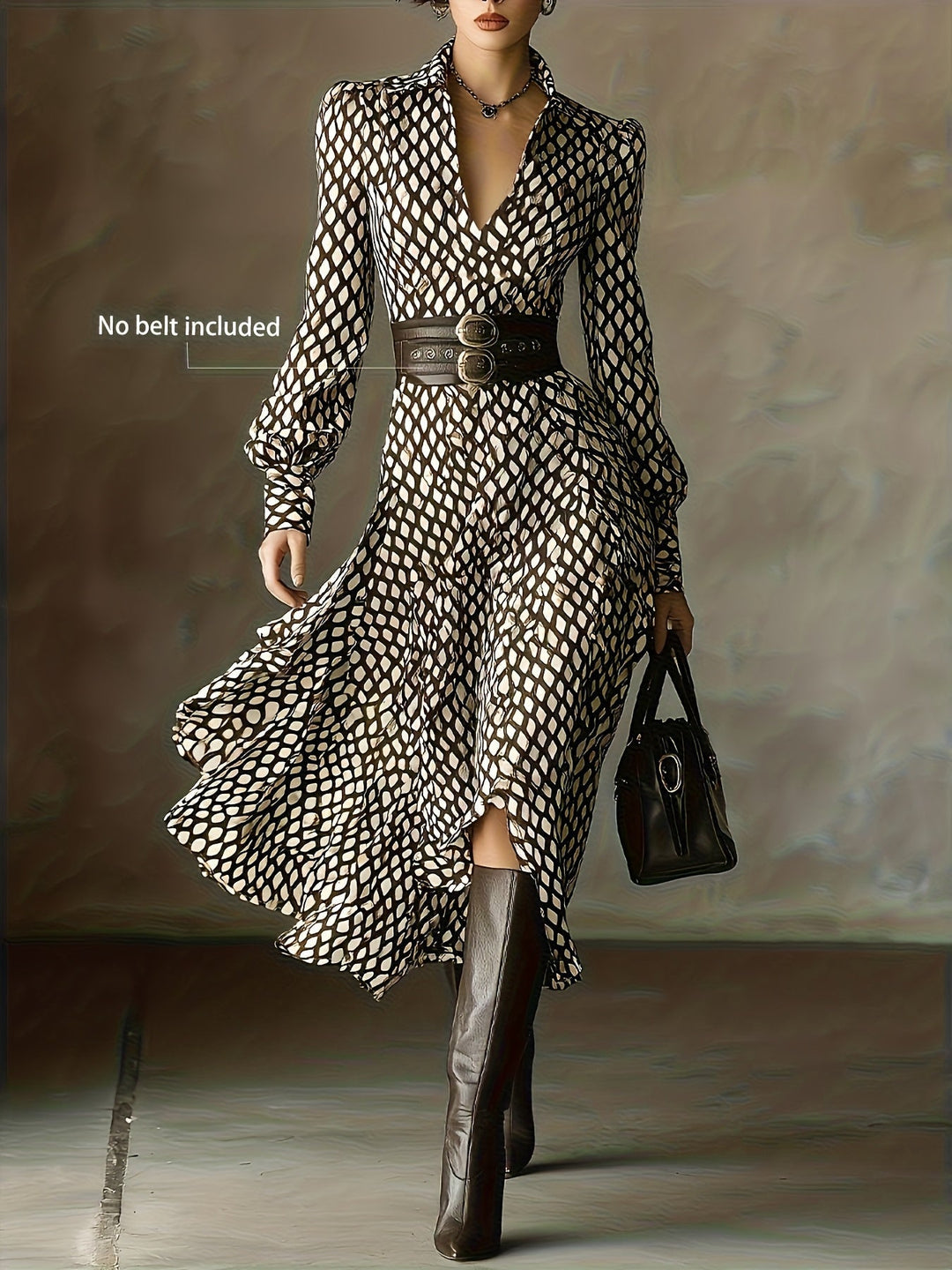 LIZZY | ABITO VINTAGE A ROMBI