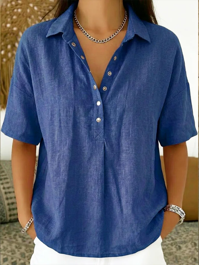 Willow | Blusa con Collo e Bottoni