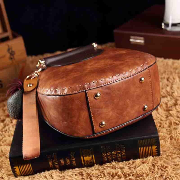 NAELLE | BORSA A TRACOLLA IN PELLE SLEEK