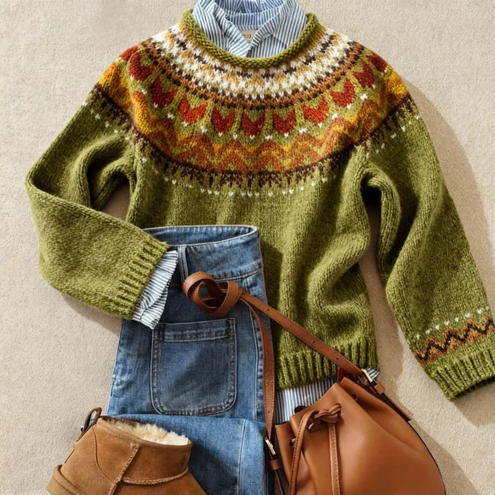 ARDENTE | MAGLIONE FAIR ISLE DA DONNA