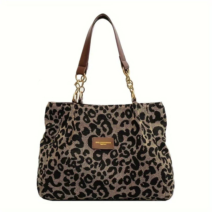 TAVIRA | BORSA TOTE CON CHARME LEOPARDO