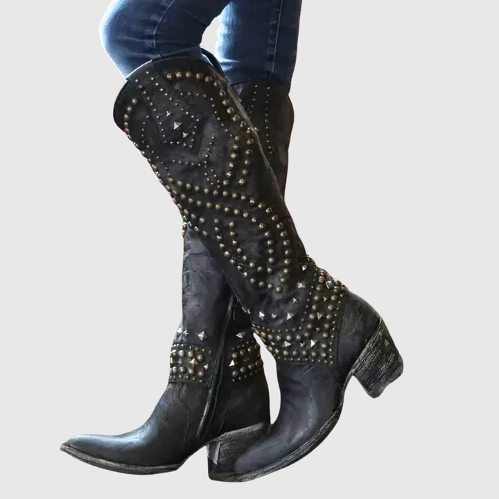 SELIORA | STIVALI ALTI WESTERN DA DONNA