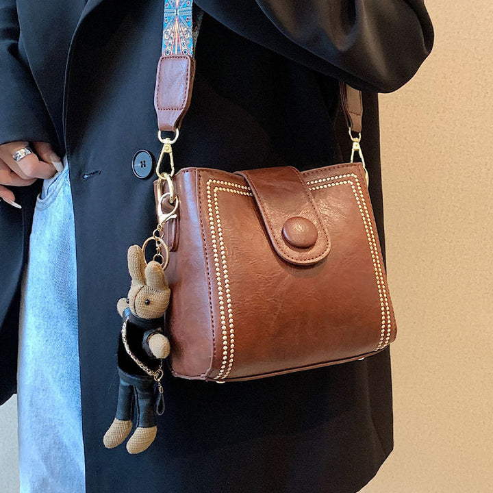 ETHEL | BORSA A SPALLA VINTAGE CON TRACOLLA REGOLABILE