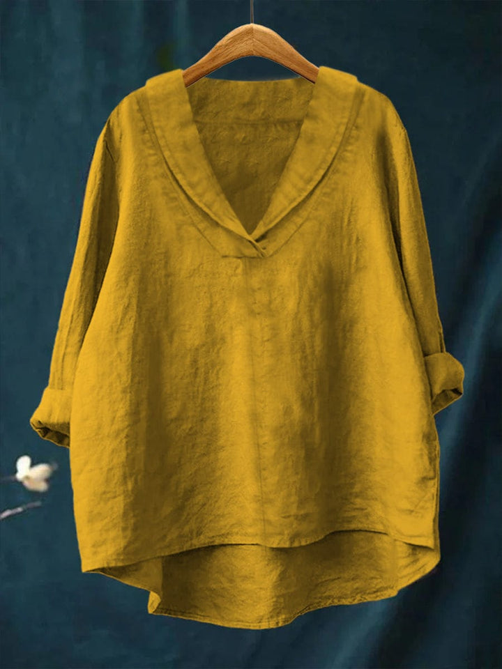 MARCELINE | BLUSA CON SCOLLO A V