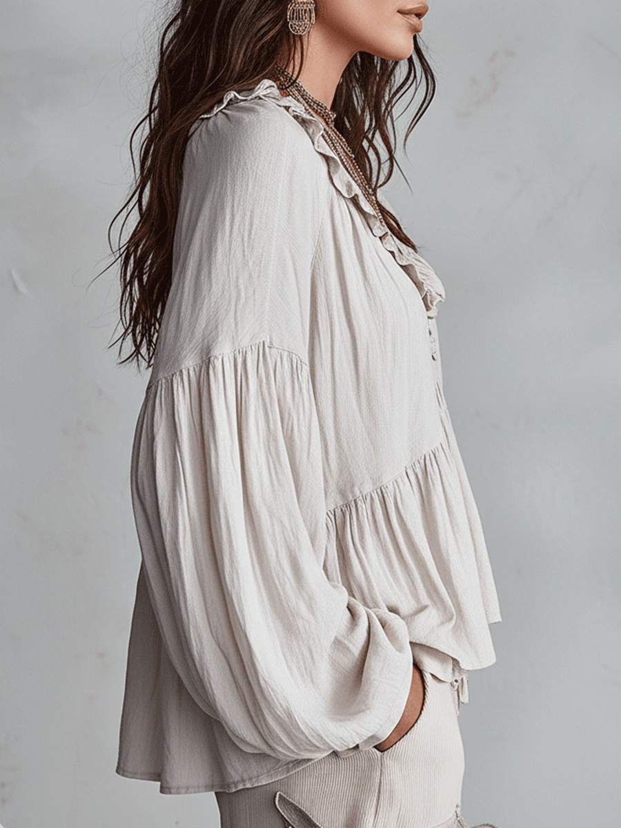 BLUSA BOHÉMIEN | CON ROUCHES