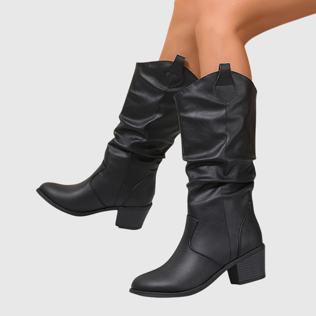HATTIE | STIVALI WESTERN MARRONI