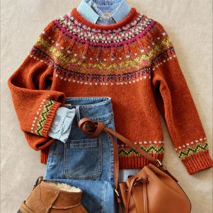 SIMONA | MAGLIONE FAIR ISLE DA DONNA