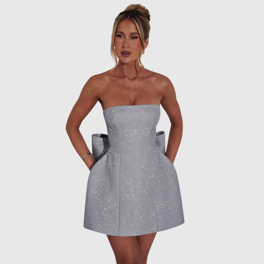 Briella | Abito da Cocktail con Fiocco