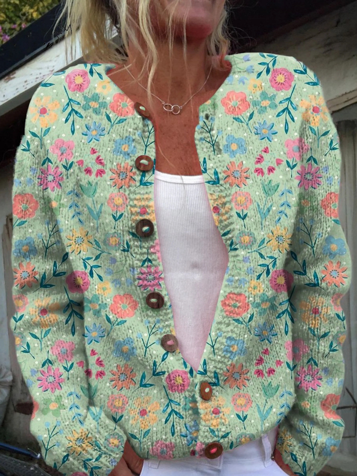 FOXFIELD | CARDIGAN FLOREALE VINTAGE