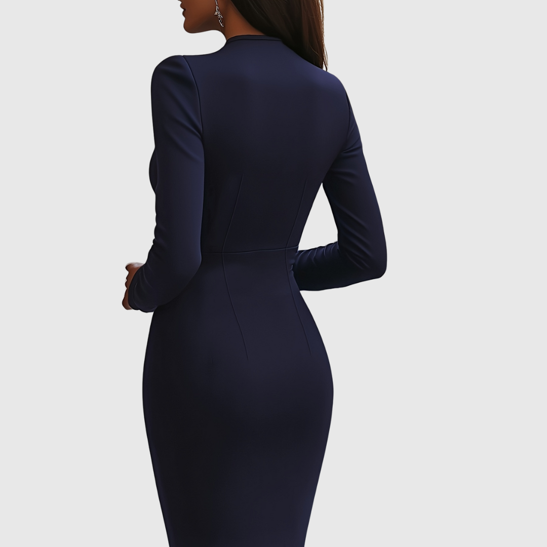 ARABELLA | ABITO ELEGANTE CON SCOLLO A V