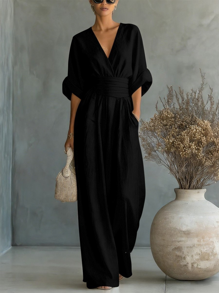 Sofia | Tuta elegante con scollo a V