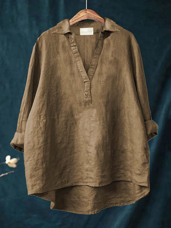 NERINA | BLUSA CON SCOLLO A V