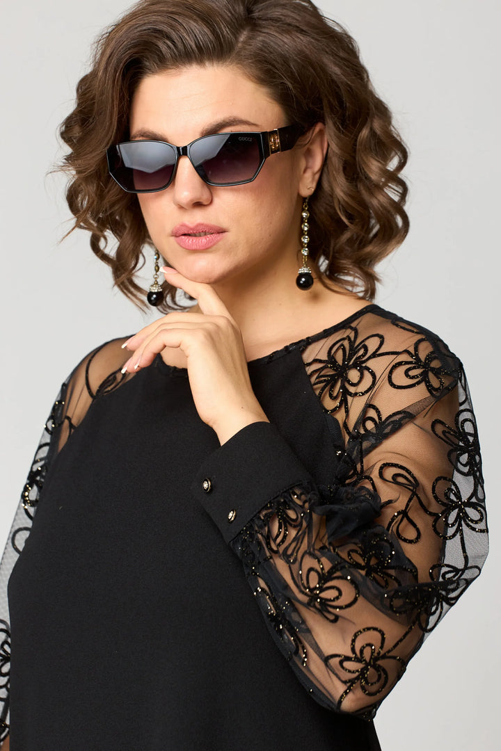 EDRIS | ABITO ELEGANTE CON MANICHE IN PIZZO