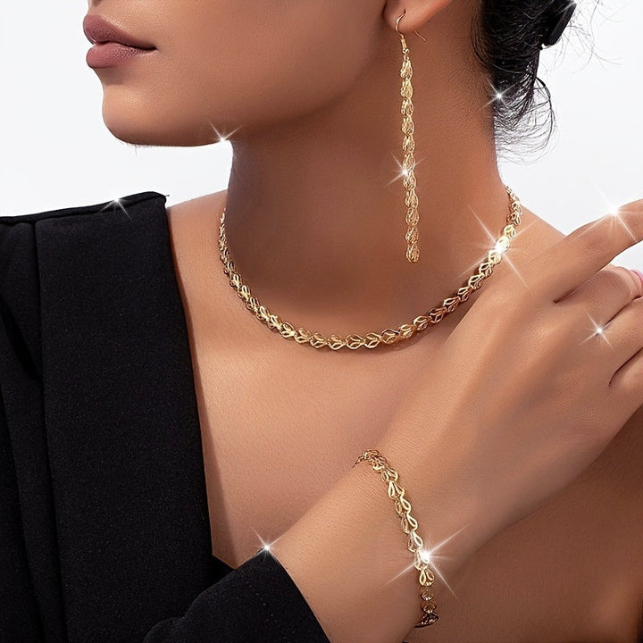 Set di Gioielli Elegante 3 Pezzi