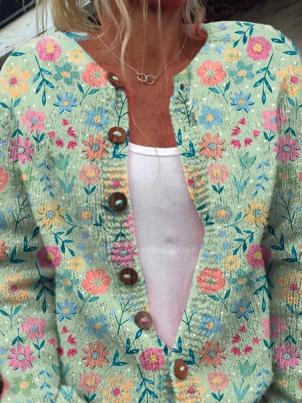 FOXFIELD | CARDIGAN FLOREALE VINTAGE