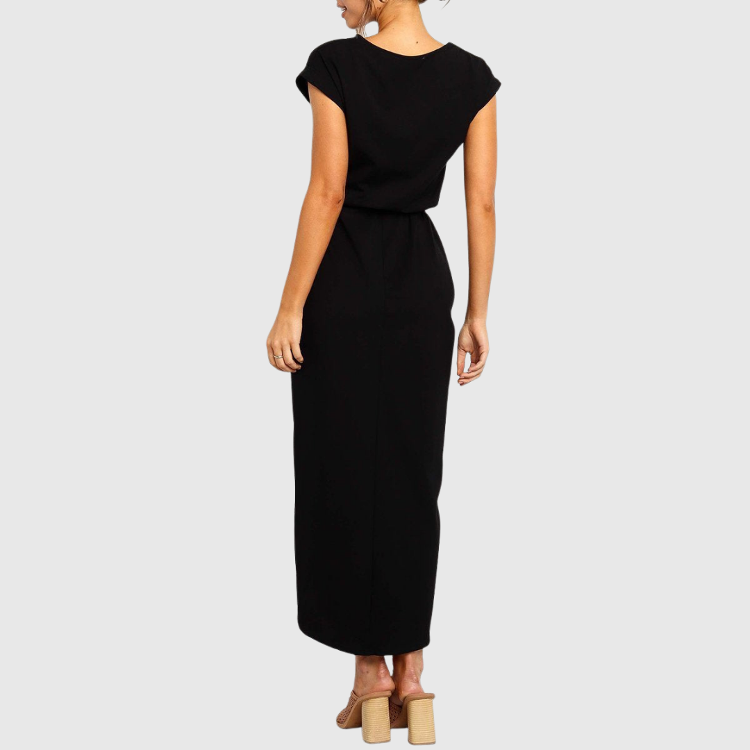 MAELIS | ABITO MIDI CASUAL CON CINTURA