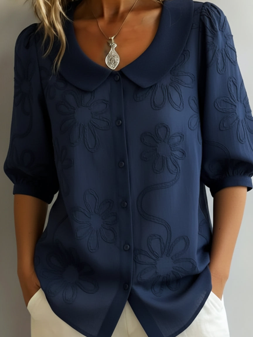 AURÉLIE | BLUSA FLOREALE LEGGERA