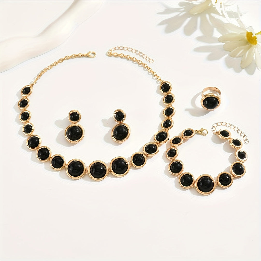 Set di Gioielli Retrò 4 Pezzi