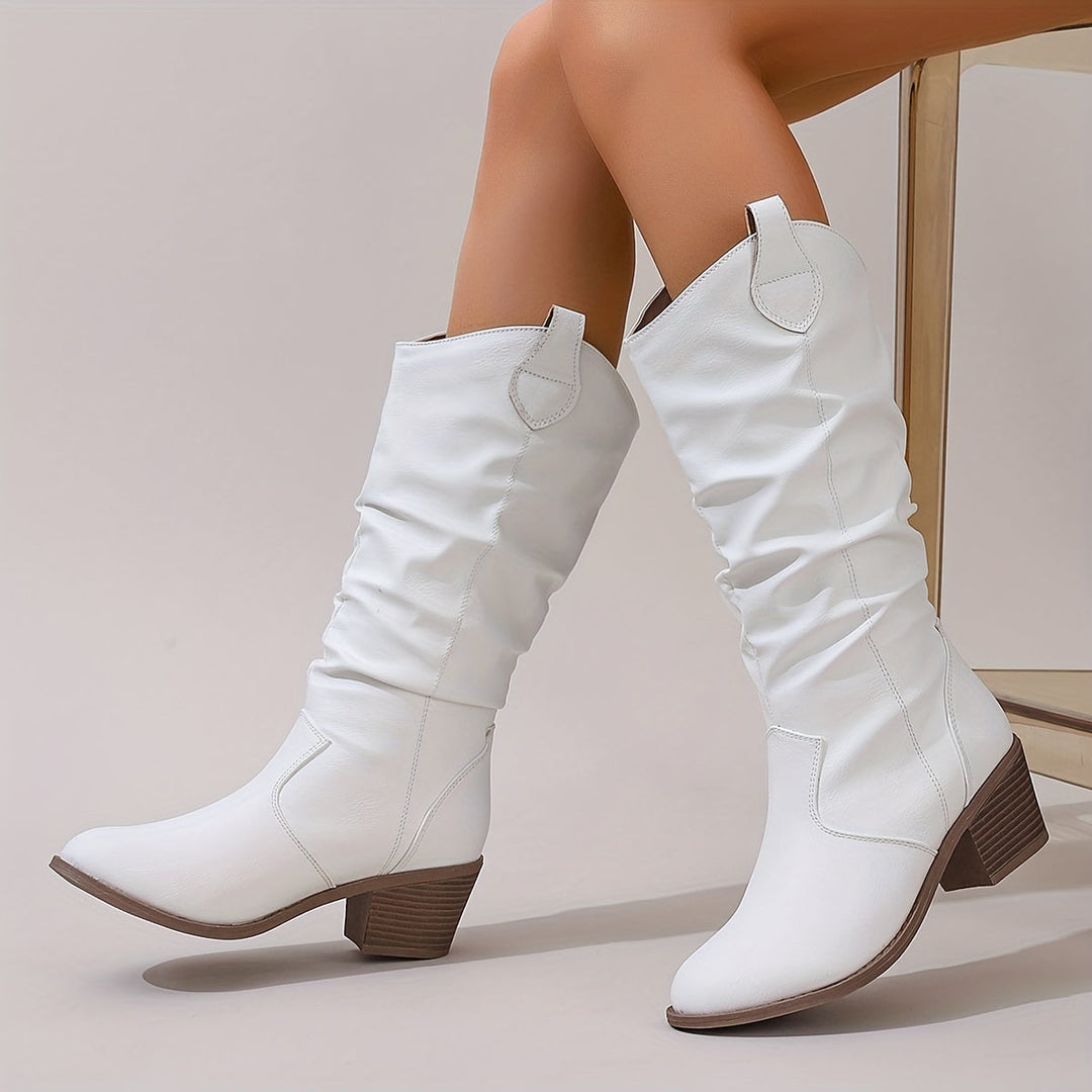 HATTIE | STIVALI WESTERN MARRONI