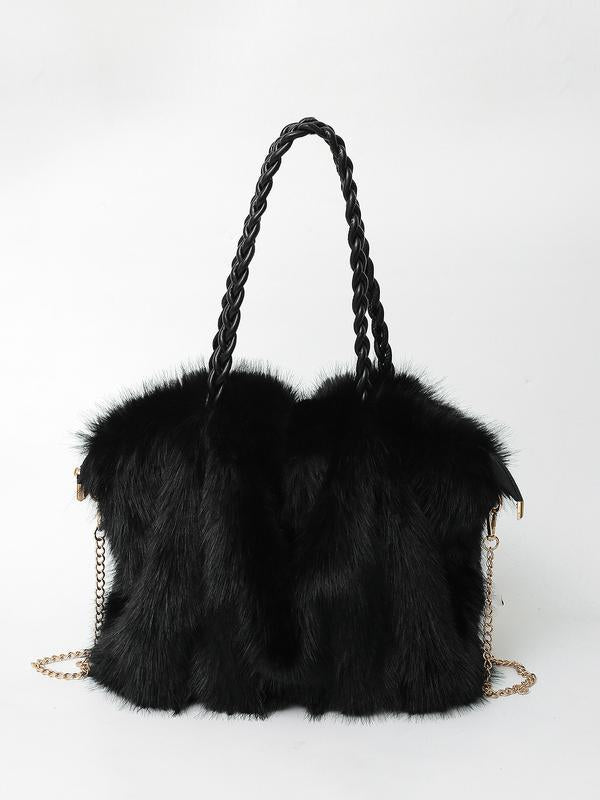 Charlotte - Borsa a spalla in velluto lussuoso e versatile