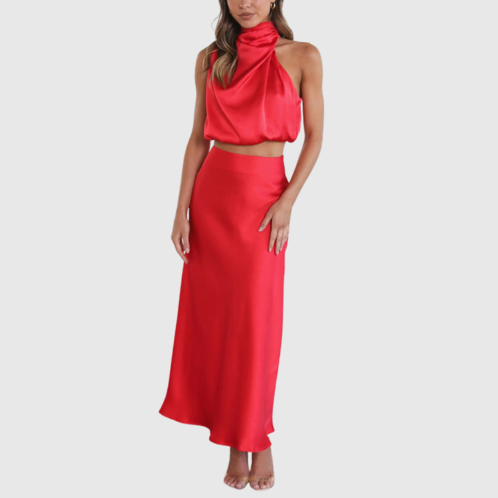 Emily | Set maxi in satin