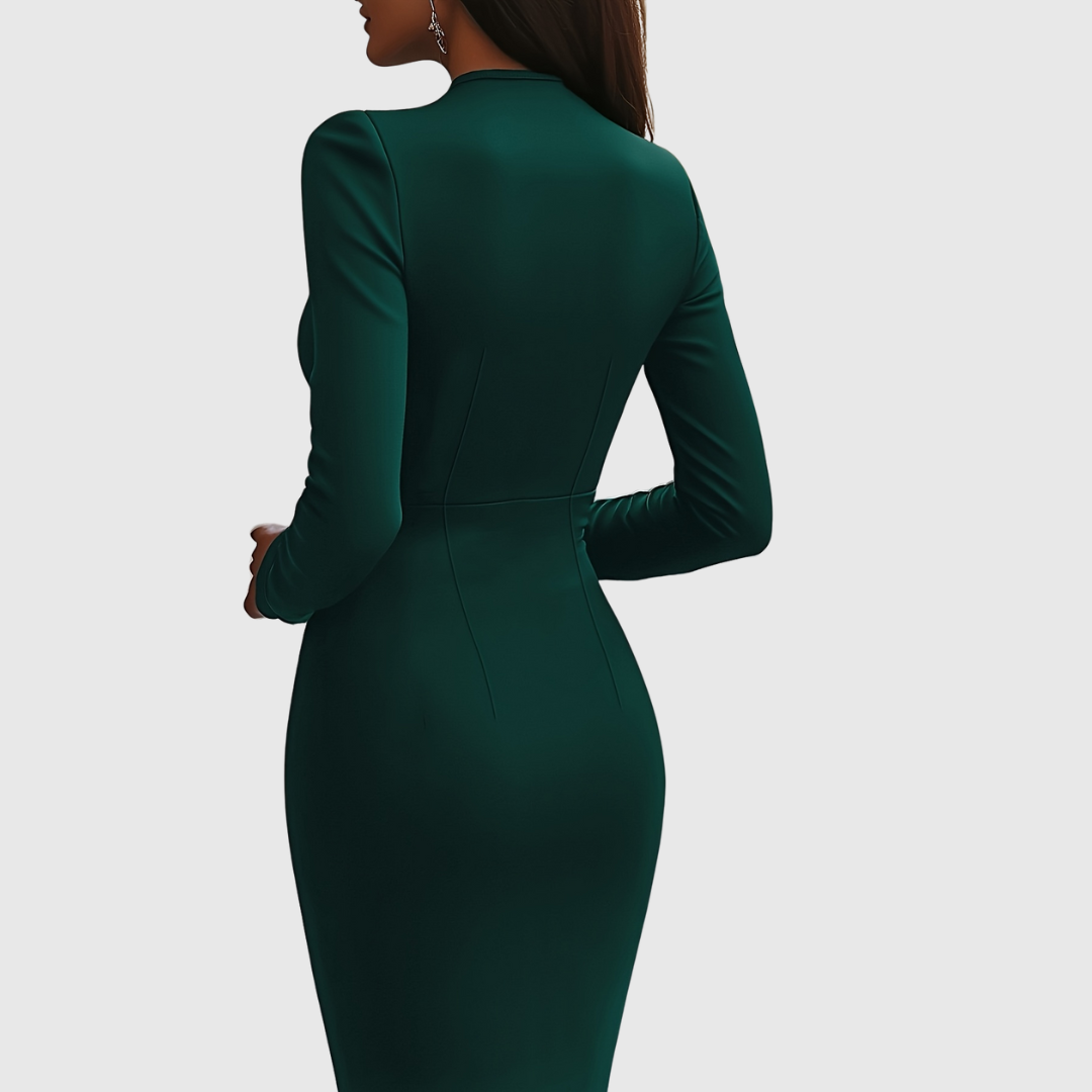 ARABELLA | ABITO ELEGANTE CON SCOLLO A V