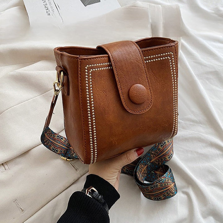 ETHEL | BORSA A SPALLA VINTAGE CON TRACOLLA REGOLABILE