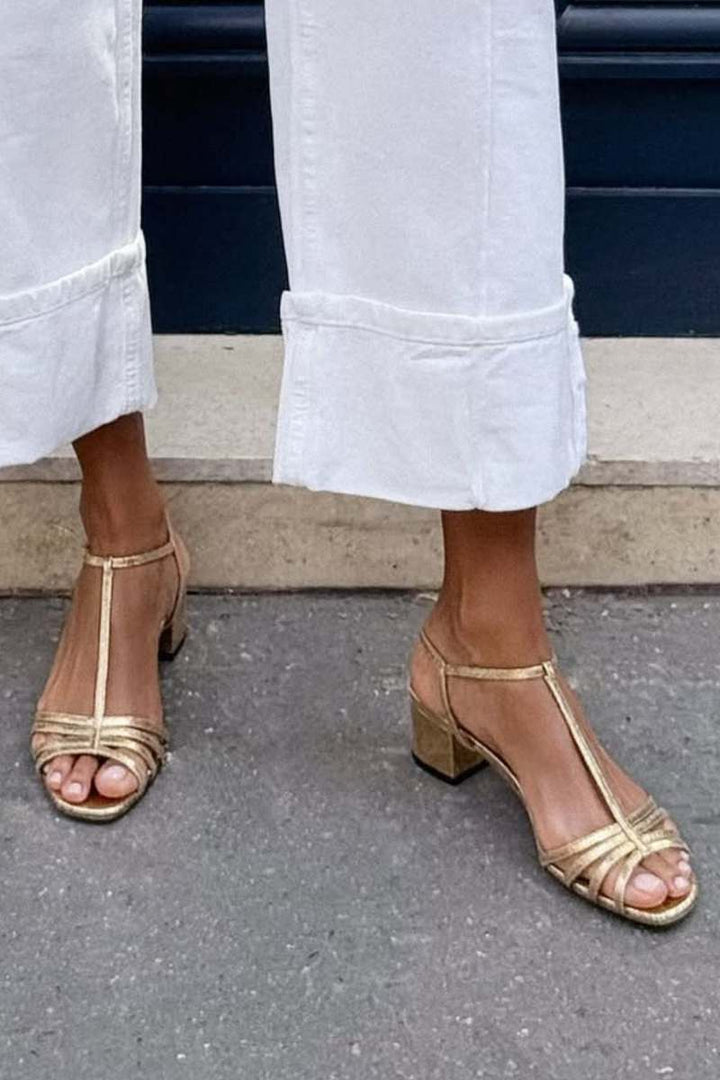 Allegra | Sandali Dorati Eleganti