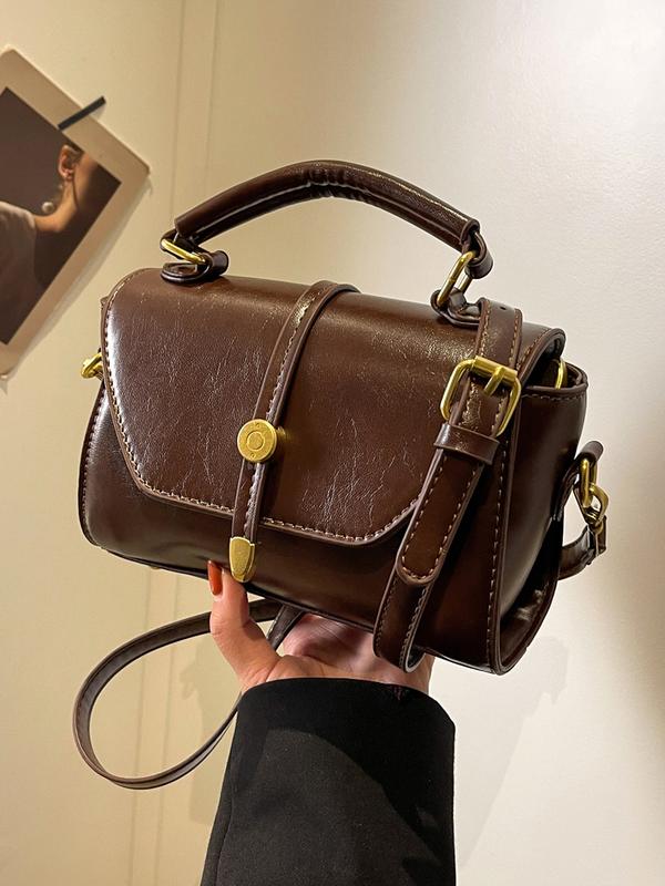 ALWINA™ - BORSA A SPALLA CON CUCITURE A CONTRASTO TRENDY