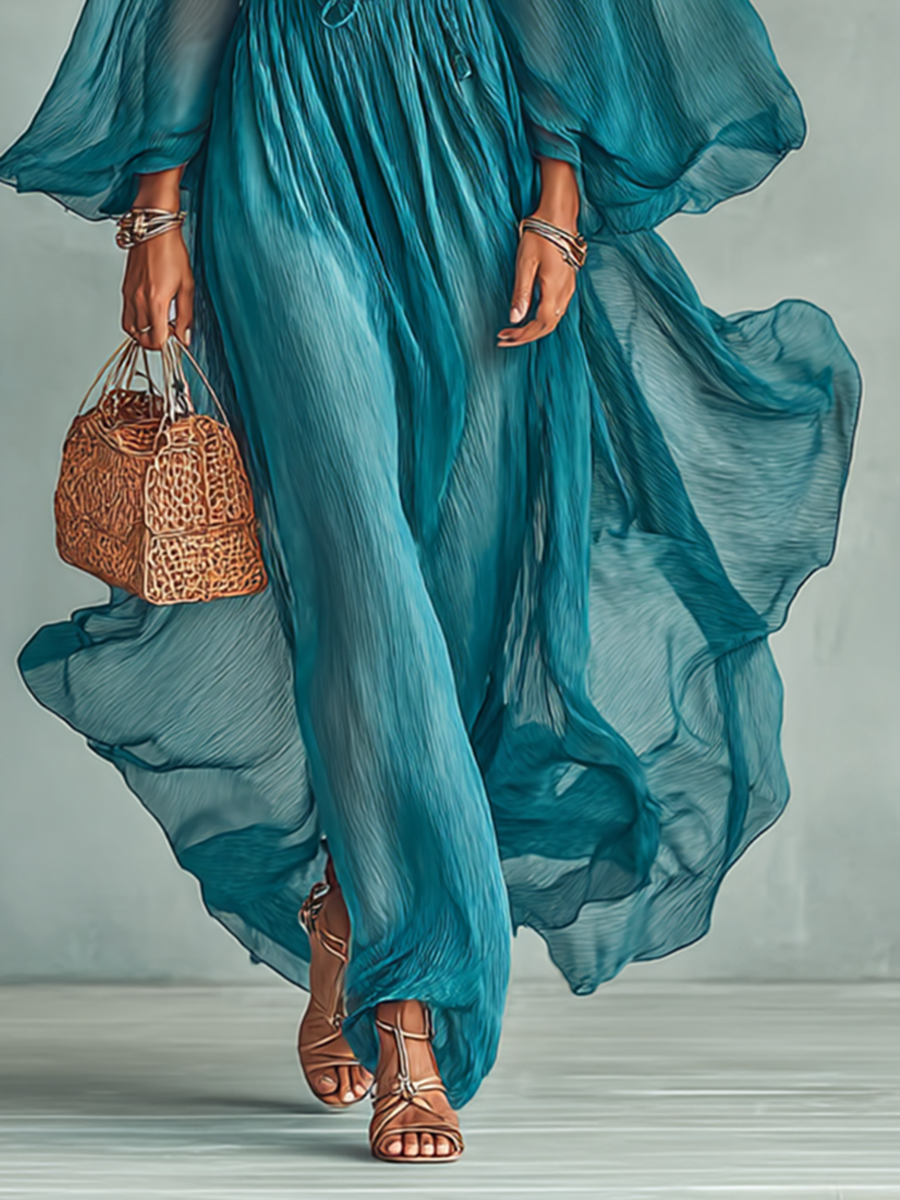 GRETA | ABITO MAXI ELEGANTE