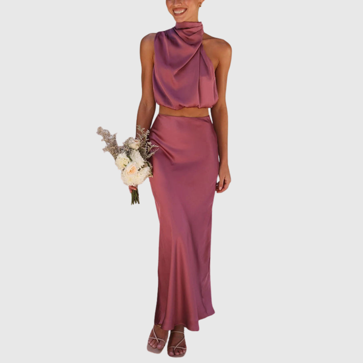 Emily | Set maxi in satin