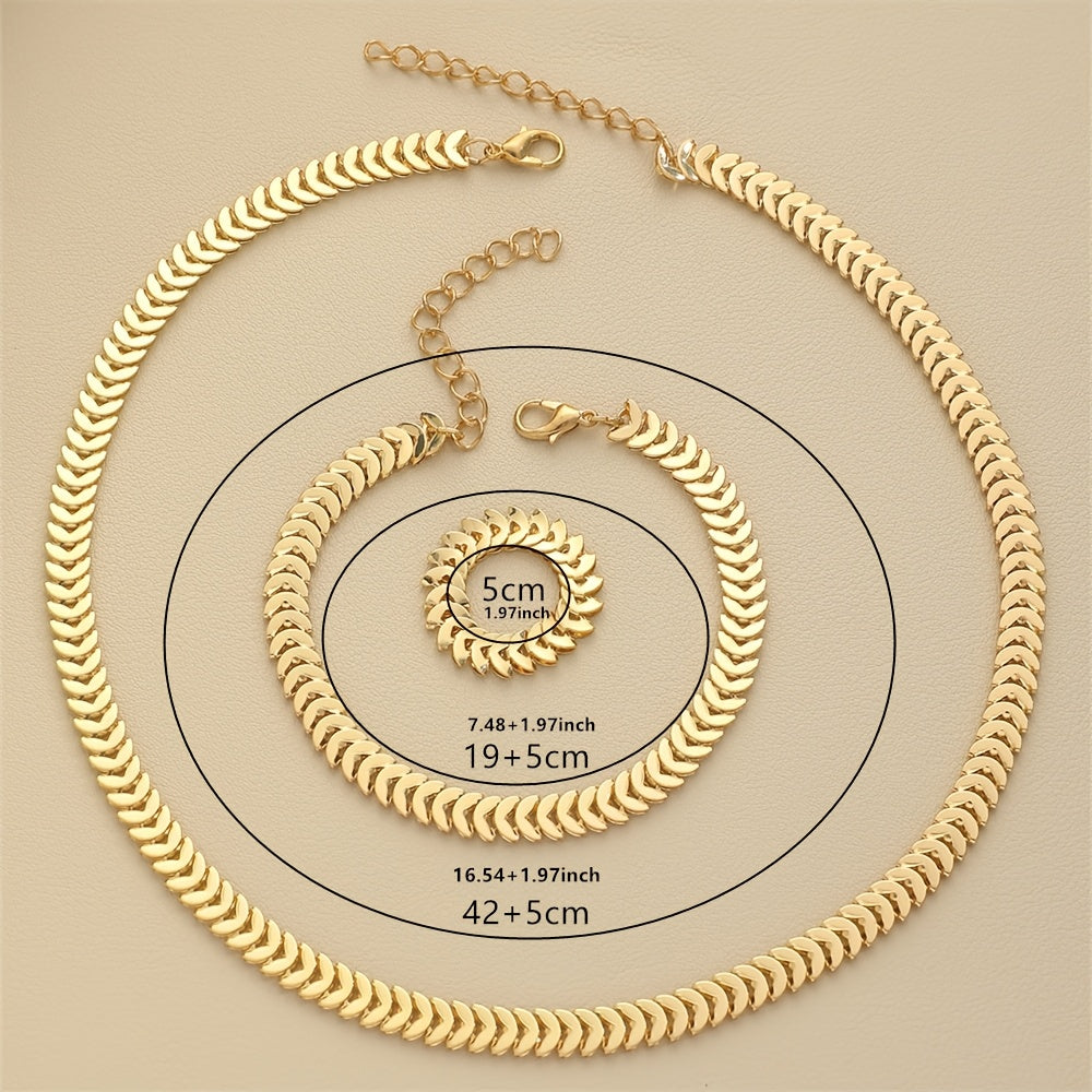 Set di Gioielli Minimalista 3 in 1
